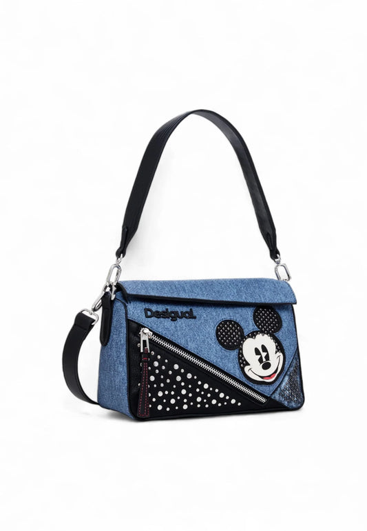 Bag Desigual bag_mickey deni Denim - STREET STYLE