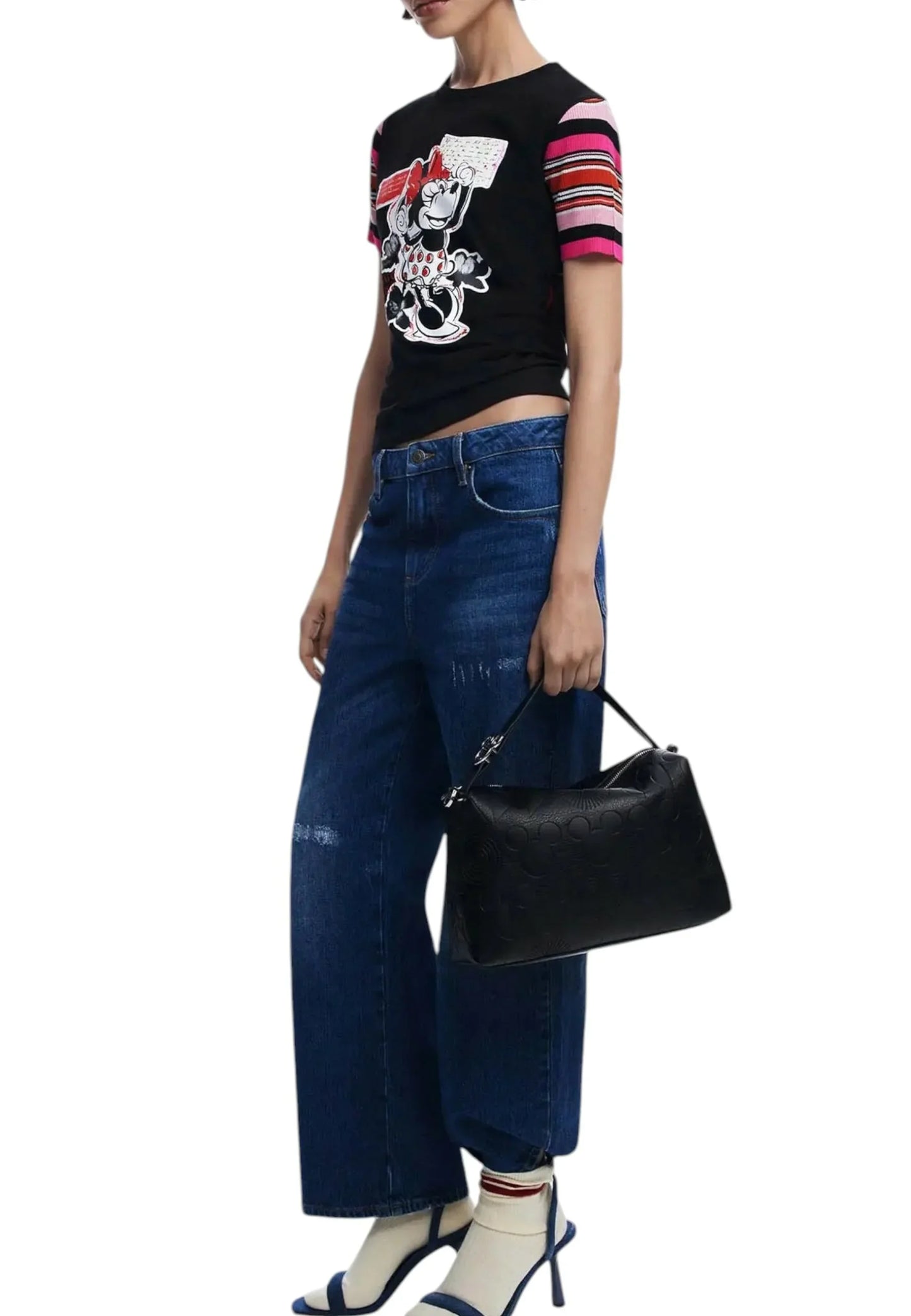 Bag Desigual bag_all mickey bergamo Black - STREET STYLE