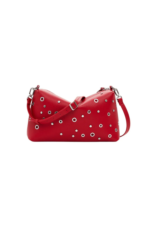 Bag Desigual bag_rebel bergamo red Red - STREET STYLE