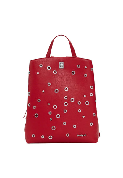 Backpack Desigual back_rebel sumy red Red - STREET STYLE