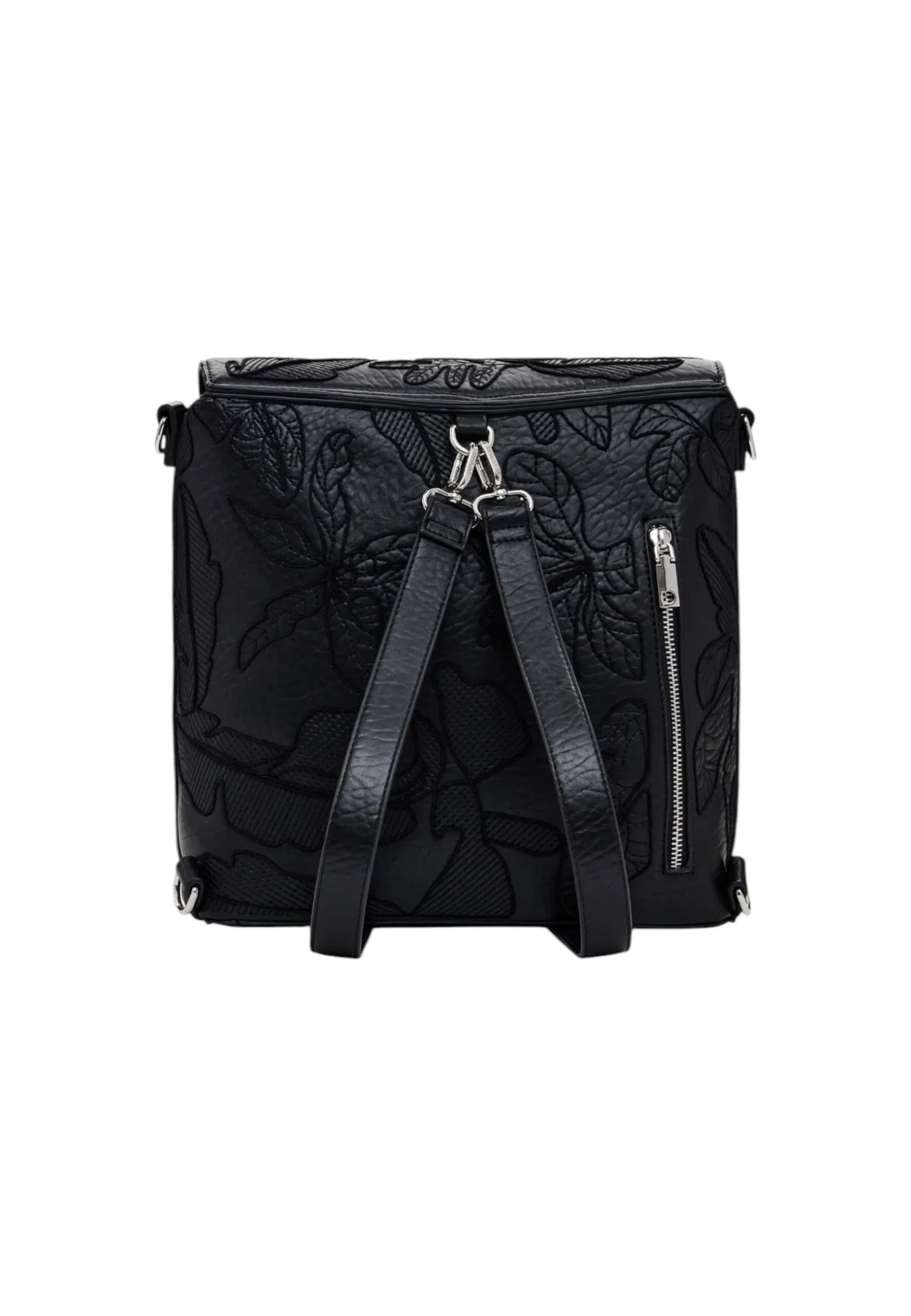 Backpack Desigual back_jolie jersey Black - STREET STYLE