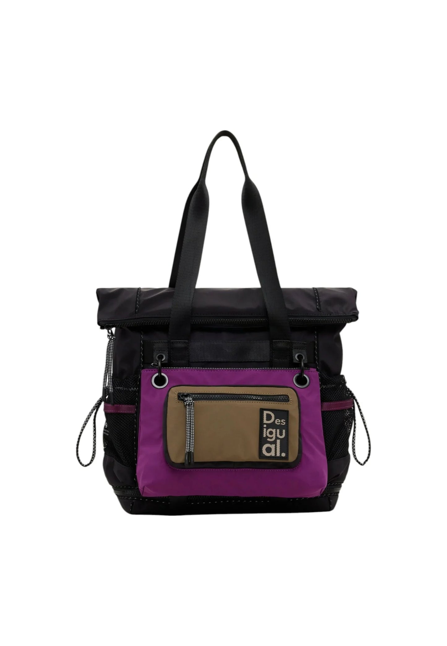 Backpack Desigual back_modularis 25 voyager Black - STREET STYLE