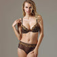Padded Deep Plunge Bra Lavinia Flame Golden - STREET STYLE