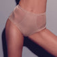 Sheer High Waist Brief Panty Glossies Nude - STREET STYLE
