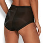Sheer High Waist Short Panty Glossies Black - STREET STYLE