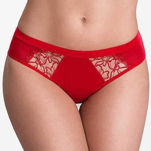 Peek A Boo Bikini Panty Stefi L Crimson - STREET STYLE