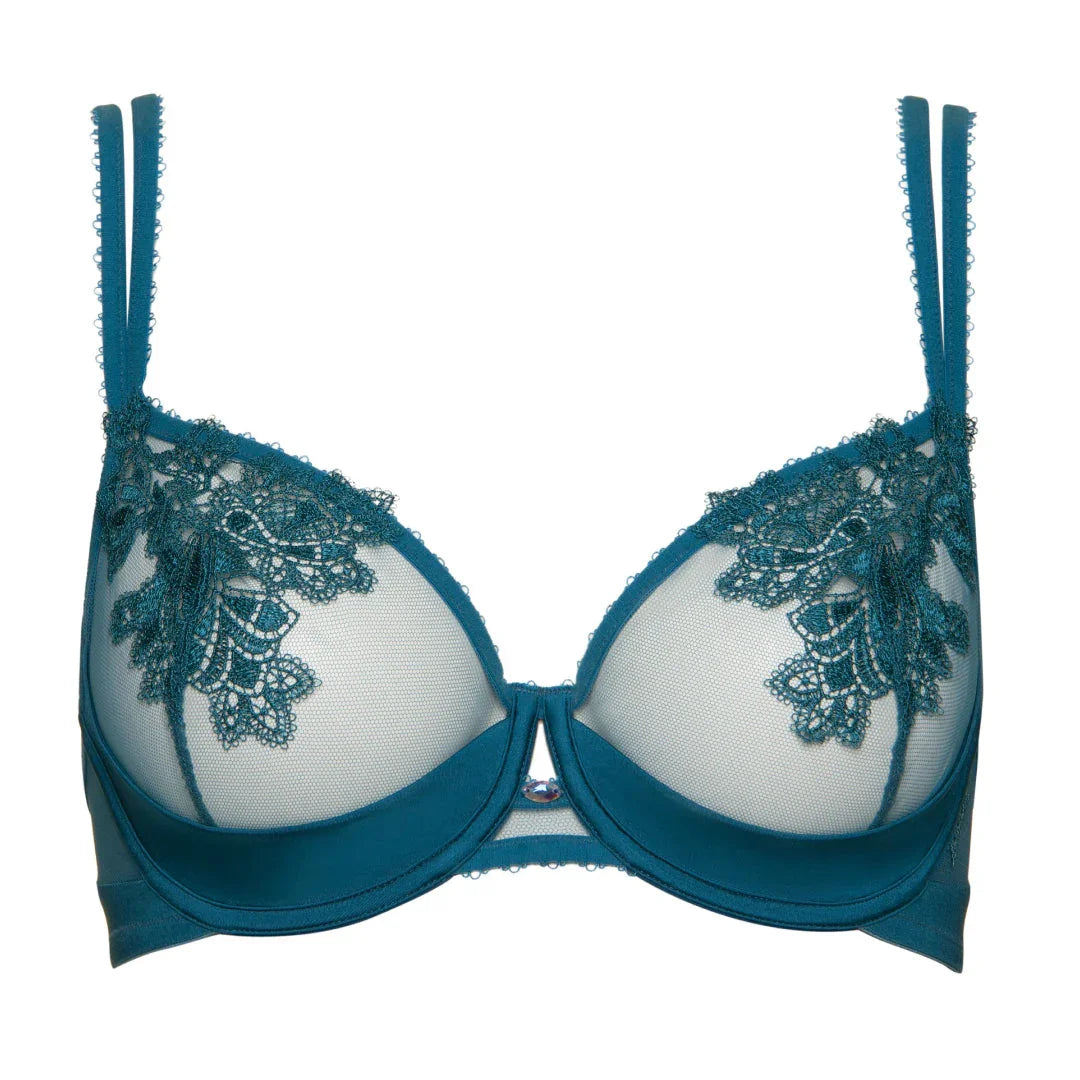 Sexy Sheer Mesh Demi Bra Lisca Peony - STREET STYLE