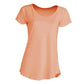 T-shirt donna color pesca, stile streetwear, essenziale per outfit street style