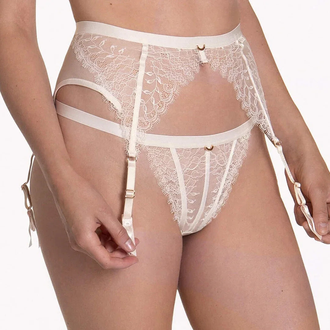 Sexy Sheer Lace Garter Belt Lisca Rose - STREET STYLE