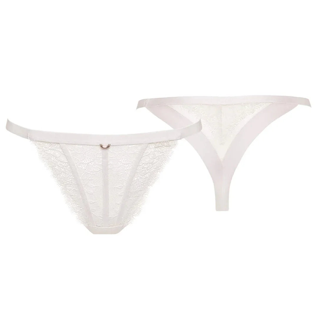 Sexy Sheer Lace Brazilian String Panty Lisca Rose - STREET STYLE