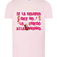 T-shirt rosa streetwear con scritta divertente 'Se la mamma dice no lo chiedo alla nonna', stile urban
