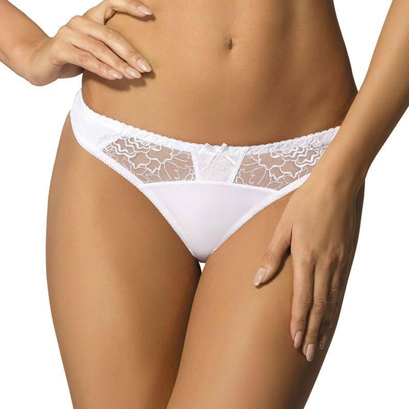 Semi Sheer Thong Panty Gorteks Pamela White - STREET STYLE