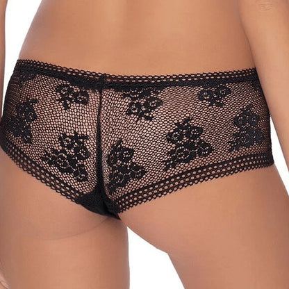 Sexy Sheer Lace Boyshorts Panty Roza Nefretete - STREET STYLE