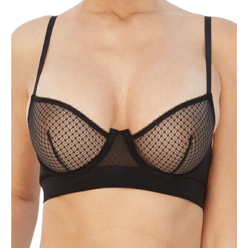 Sheer Mesh Demi Bra Addiction Nouvelle Moulin - STREET STYLE