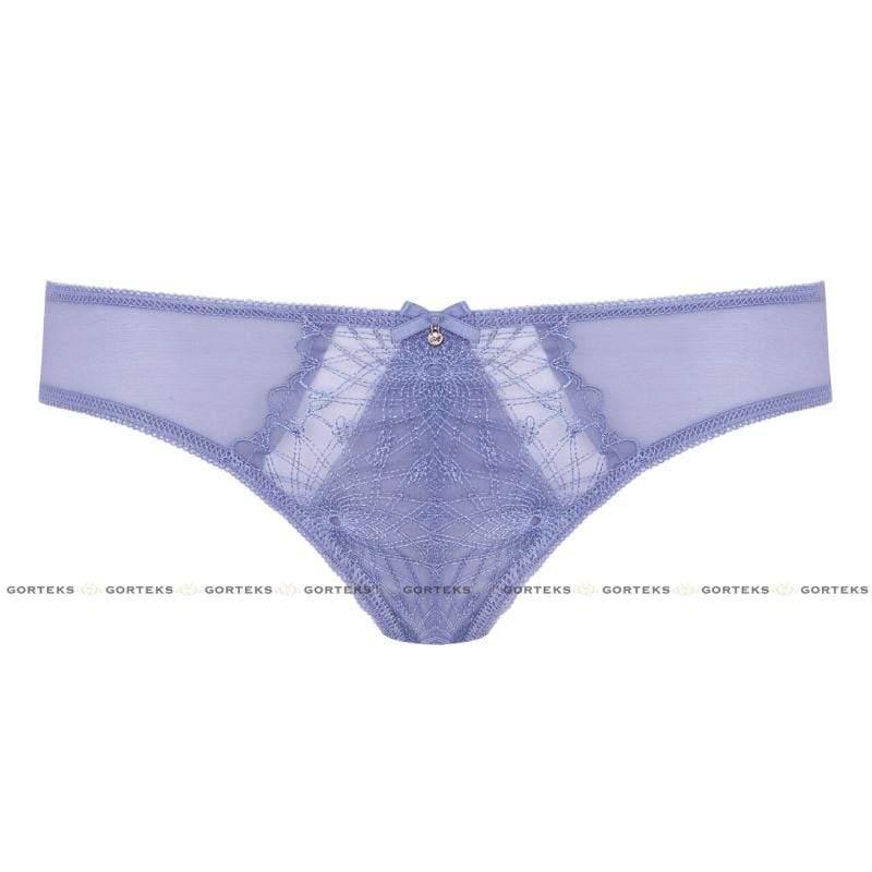 Sheer Embroidered Lace Thong Panty Gorteks Aspen - STREET STYLE