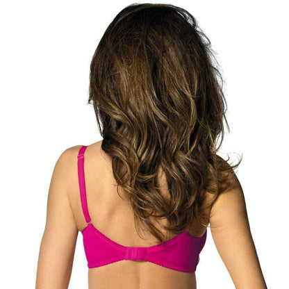 Sheer Mesh Balconette Bra Gorteks Pamela Pink - STREET STYLE