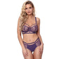 Sheer Lace Boyshort Panty Axami Miami Vibe Purple - STREET STYLE