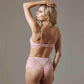Sheer Lace Tanga Panty Lavinia Dare Me Powder Pink - STREET STYLE