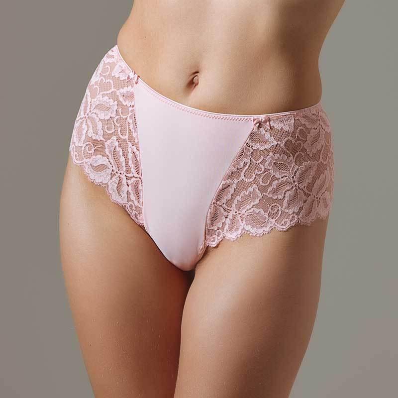 Sheer Lace Tanga Panty Lavinia Dare Me Powder Pink - STREET STYLE