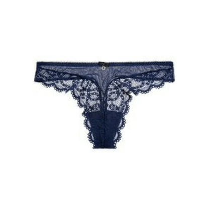Sheer Lace Thong Panty Montelle Twilight - STREET STYLE