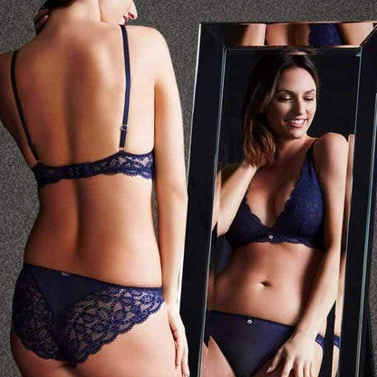 Sheer Lace Wire-Free Bralette - STREET STYLE