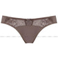 Sheer Low Rise Bikini Panty Gorteks Pamela Mocha - STREET STYLE