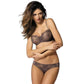 Sheer Low Rise Bikini Panty Gorteks Pamela Mocha - STREET STYLE