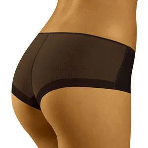Wolbar Evita Sheer Mesh Back Boyshorts Panty - STREET STYLE