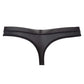 Sheer Thong Panty Gossard Glossies Black - STREET STYLE