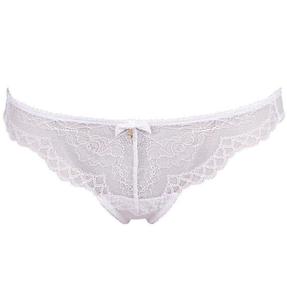 Sheer Thong Panty Gossard Superboost Lace White - STREET STYLE
