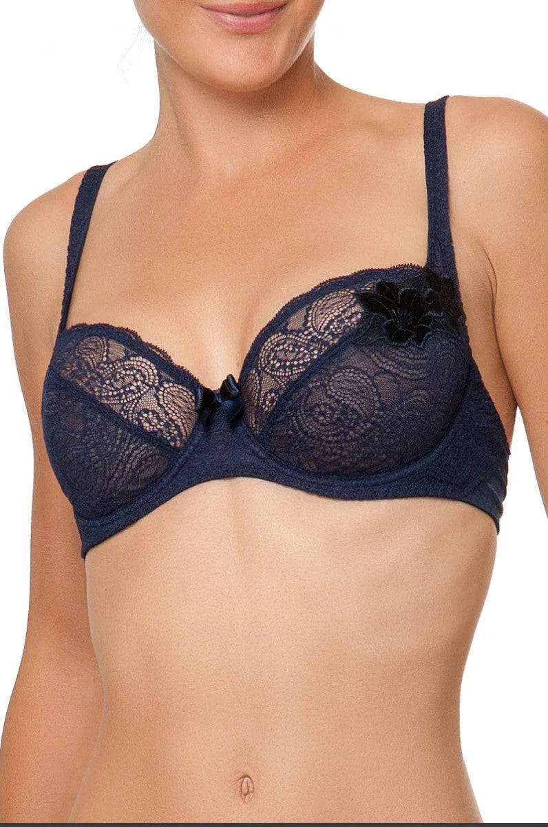 Lise Charmel Fleur De Kerala Sheer Lace Three-Quarter Bra - STREET STYLE