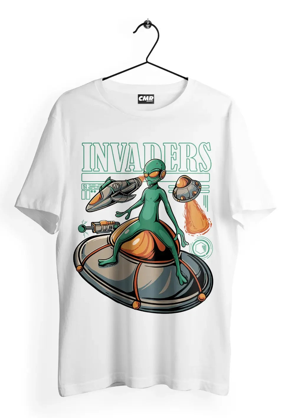 T-Shirt Maglietta Oversize Alieno Urban Streetwear Style - STREET STYLE