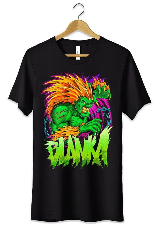 T-Shirt Maglietta Videogames Street Fighters Blanka - STREET STYLE