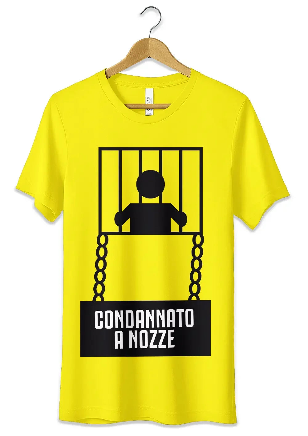 T-Shirt Maglietta Addio al Celibato Condannato a Nozze - STREET STYLE