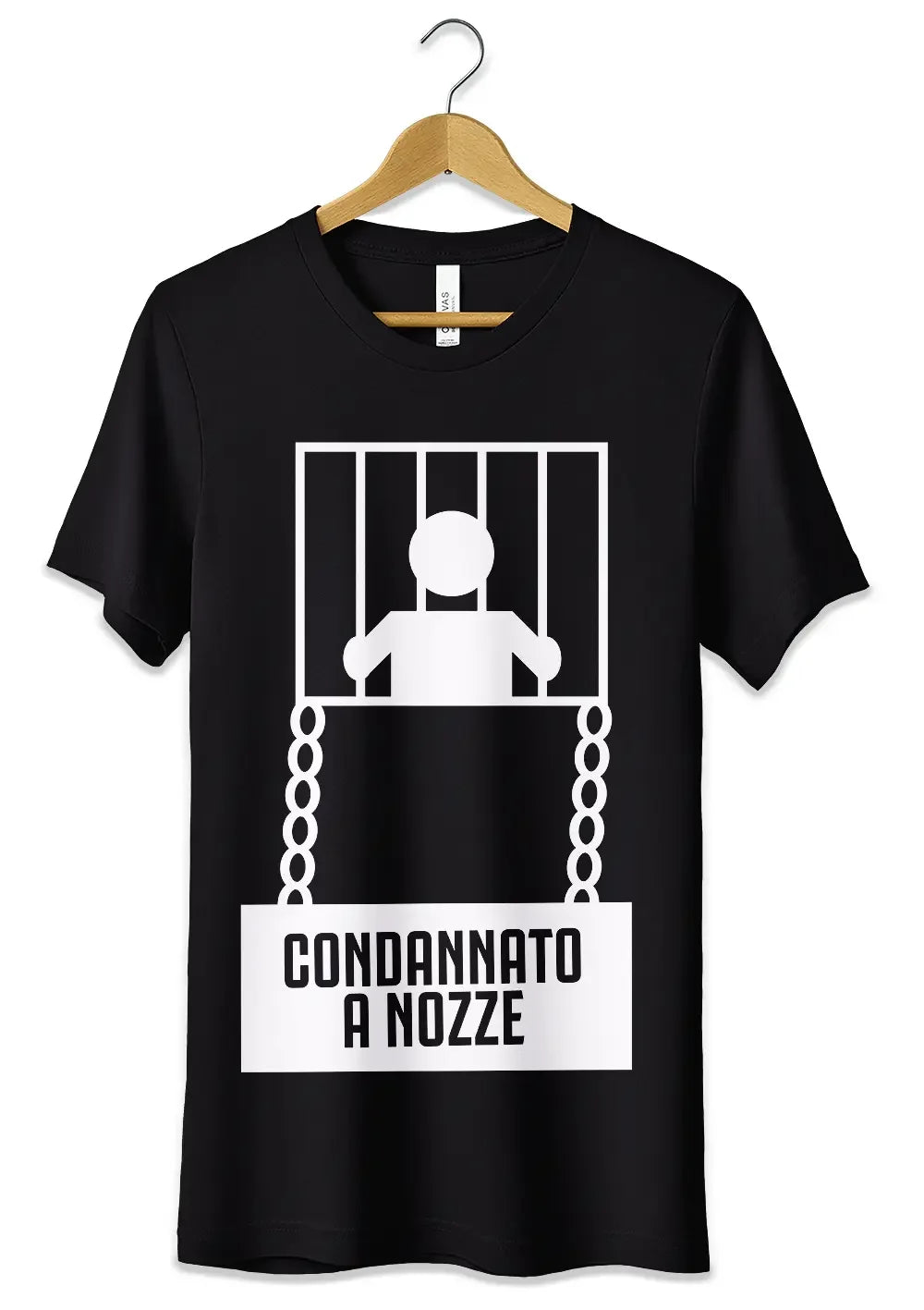 T-Shirt Maglietta Addio al Celibato Condannato a Nozze - STREET STYLE