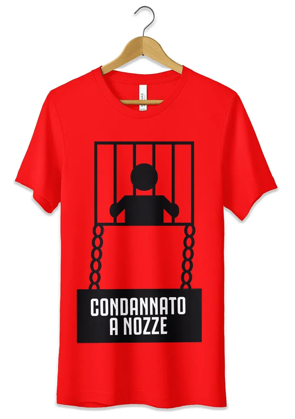 T-Shirt Maglietta Addio al Celibato Condannato a Nozze - STREET STYLE