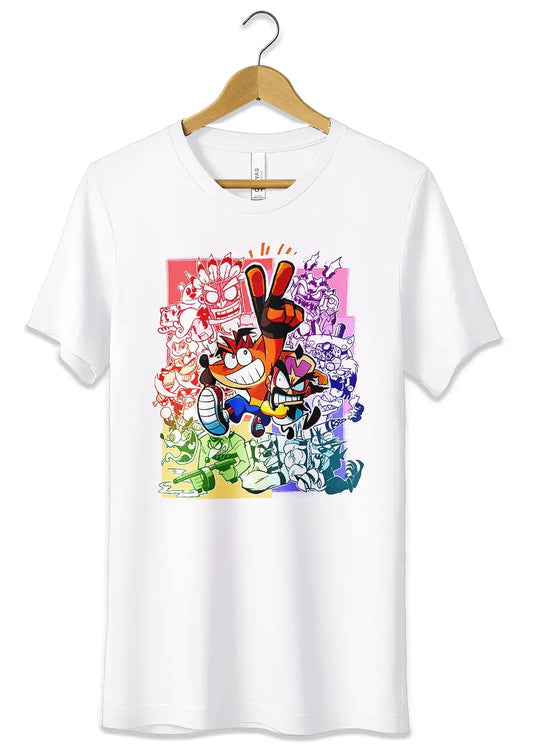 T-Shirt Maglietta Crash Bandicoot 4 Videogames - STREET STYLE