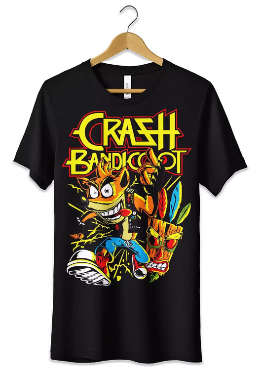 T-Shirt Maglietta Videogames Crash Bandicoot - STREET STYLE