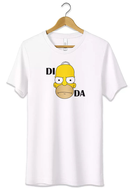 T-Shirt Homer Simpson Maglietta Blasfema Rebus DI HOMER DA 100% Cotone - STREET STYLE