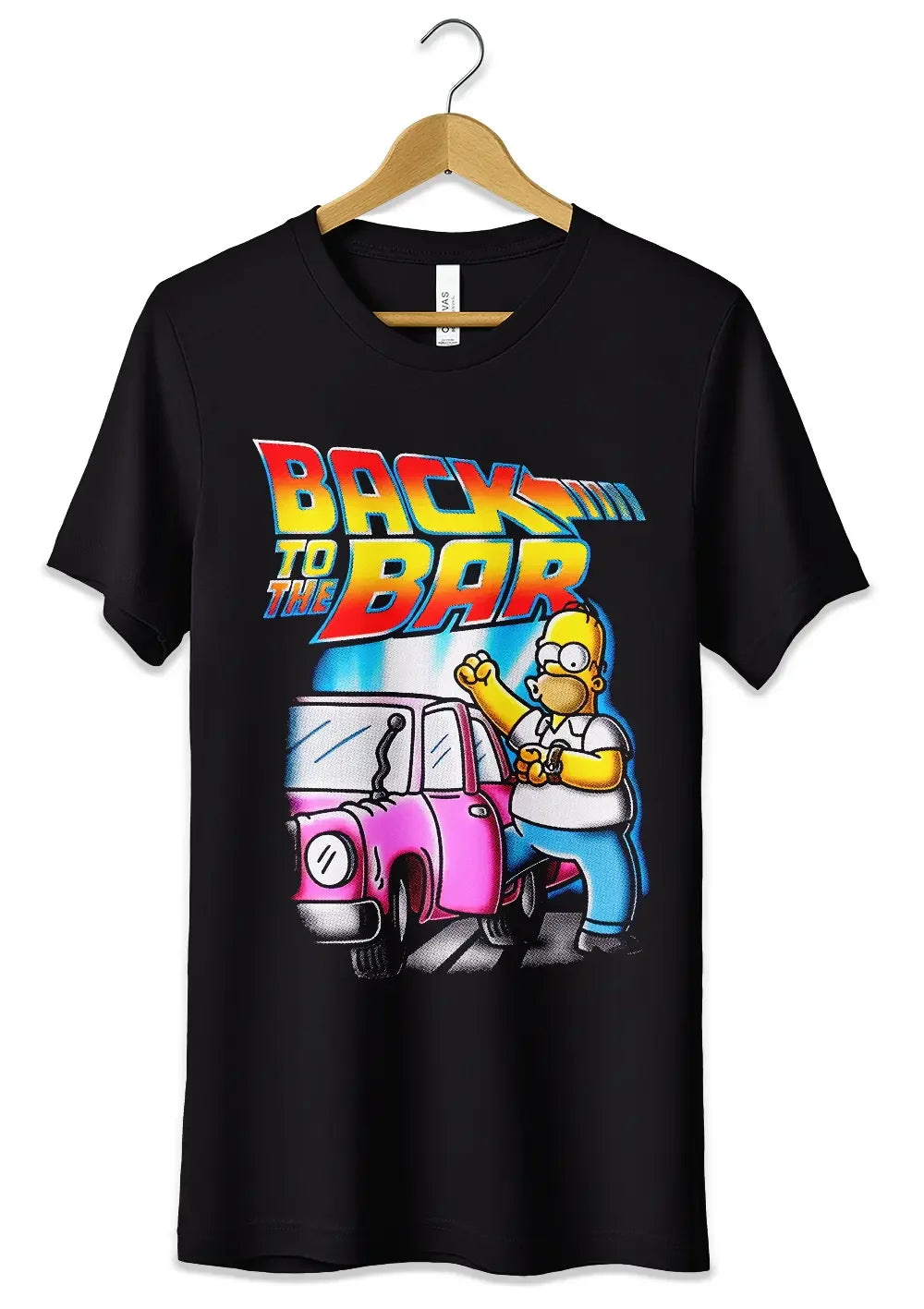 T-Shirt Maglietta Homer Simpson Back to the bar - STREET STYLE