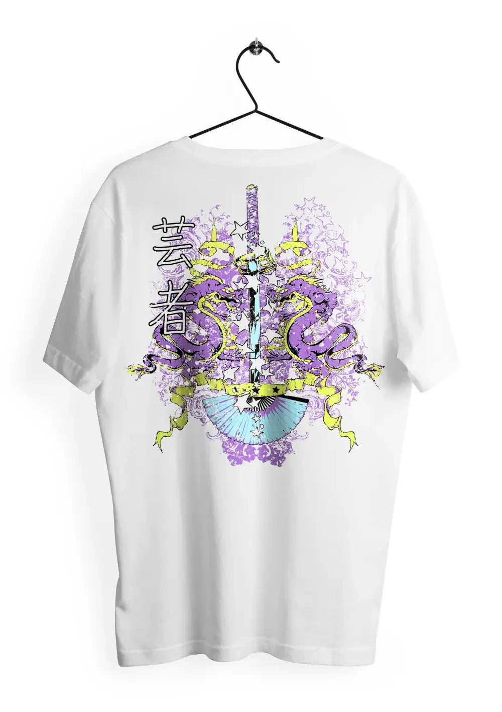 T-Shirt Maglietta Katana Dragoni Japan Urban Style - STREET STYLE