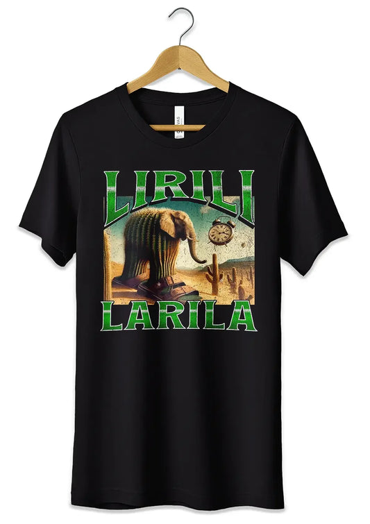 T-Shirt Maglietta Lirilì Larilà TikTok Italian Brainrot - STREET STYLE