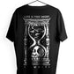 T-Shirt Maglietta Life is too Short Urban Oversize - STREET STYLE