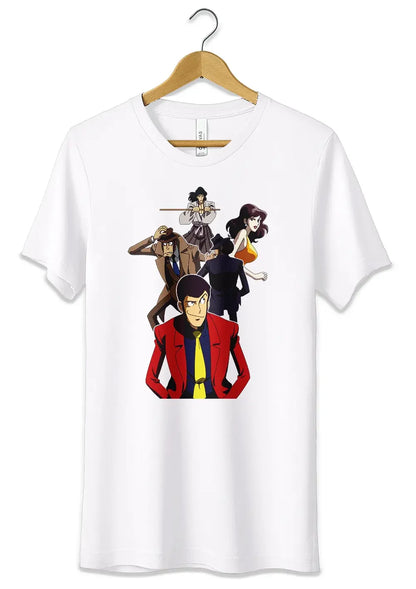 T-Shirt Maglietta Lupin Jigen Goemon Fujiko Zenigata - STREET STYLE