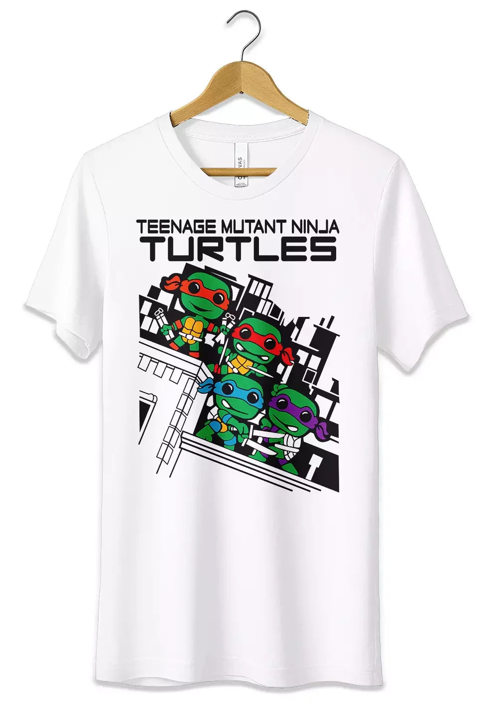 T-Shirt Maglietta Tartarughe Ninja Cartoni Animati - STREET STYLE