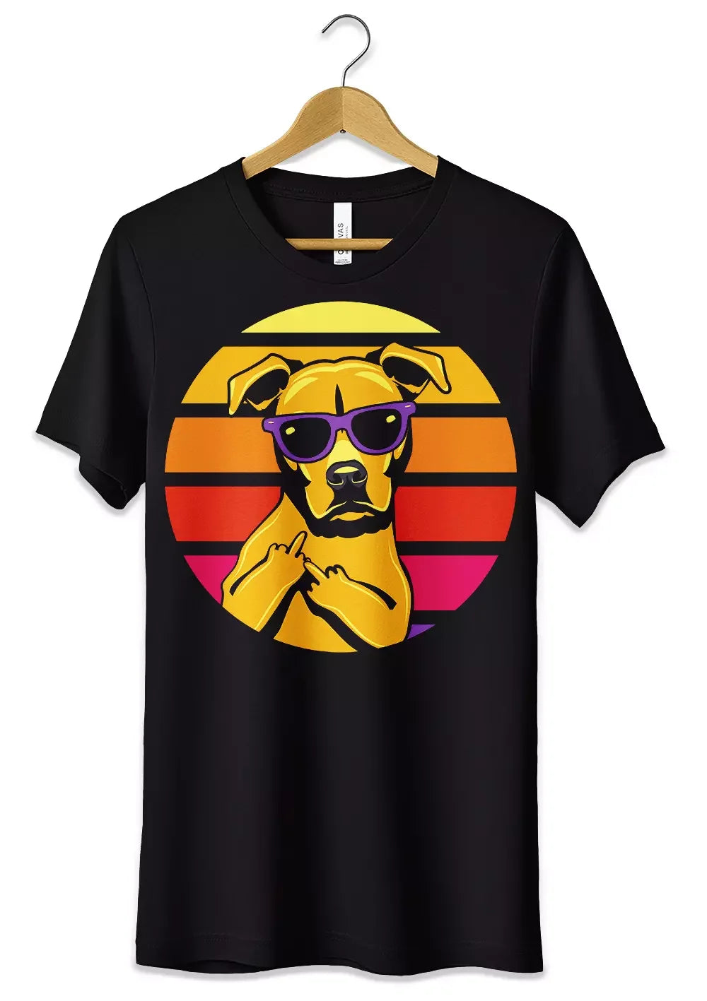 T-Shirt Maglietta Thug Life Dog Retro Vintage Style - STREET STYLE