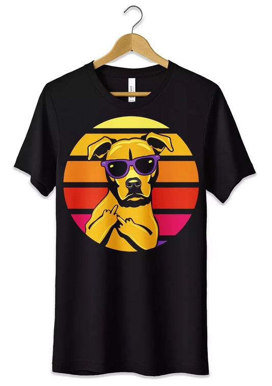 T-Shirt Maglietta Thug Life Dog Retro Vintage Style - STREET STYLE