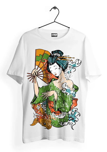 T-Shirt Maglietta Geisha Giapponese Urban Style - STREET STYLE