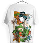 T-Shirt Maglietta Geisha Giapponese Urban Style - STREET STYLE