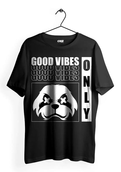 T-Shirt Maglietta Only Good Vibes Urban Oversize - STREET STYLE